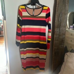 Anthropologie Straight Color Block Dress